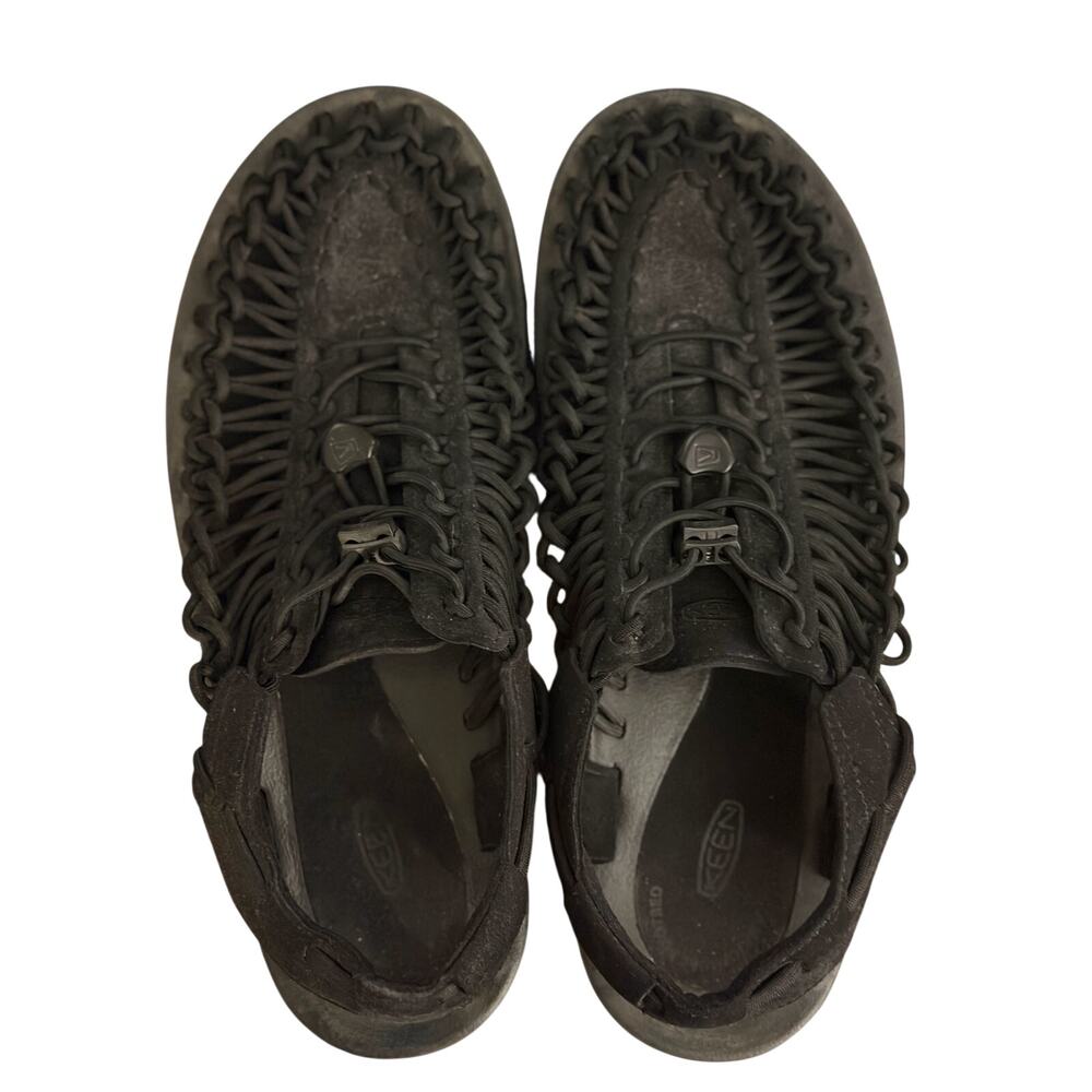 KEEN UNEEK Black Men’s Size 10 Cord Sandal Comfort Casual Outdoor